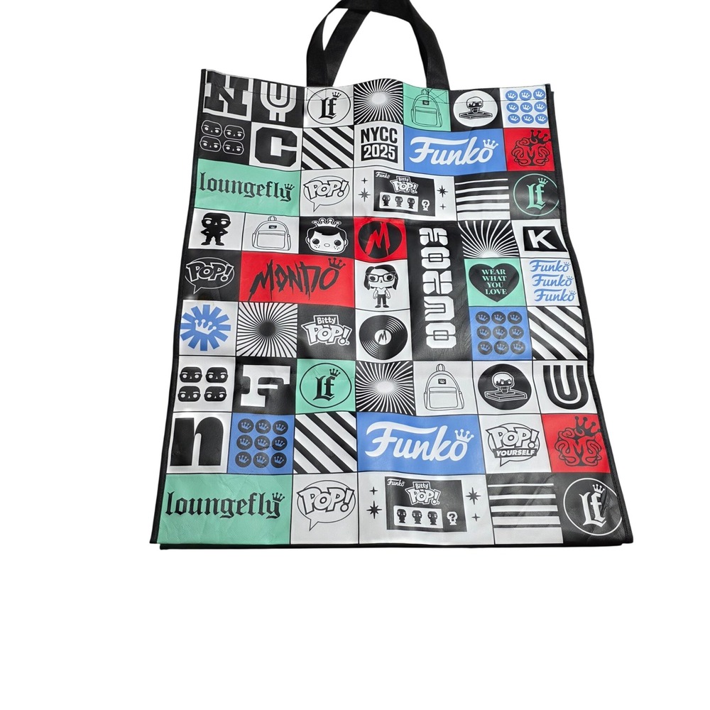 Funko Tote Bag Multi NYCC 2023 Loungefly Mondo Massive Reusable Bag
